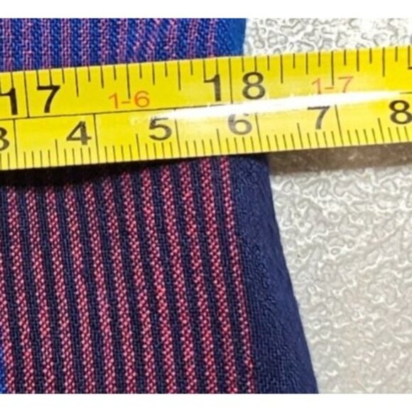 KAVU Womens L Rita Sleeveless V Neck Blue‎ Red Plaid Dress - Picture 10 of 13